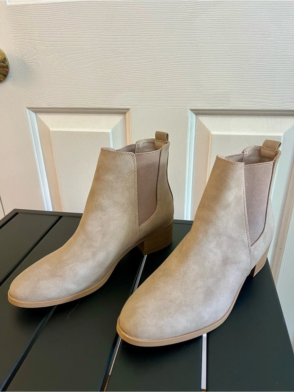 Taupe Chelsea Ankle Boots